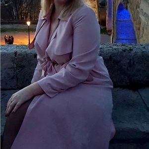 Banana Republic Pink Trench Coat